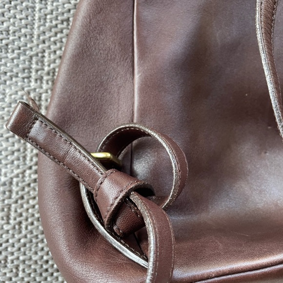 COACH legacy Hamptons backpack chestnut brown soft leather medium vgc - Picture 13 of 14